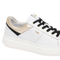 NERO GIARDINI SNEAKERS PELLE I617431D 707 BIANCHE