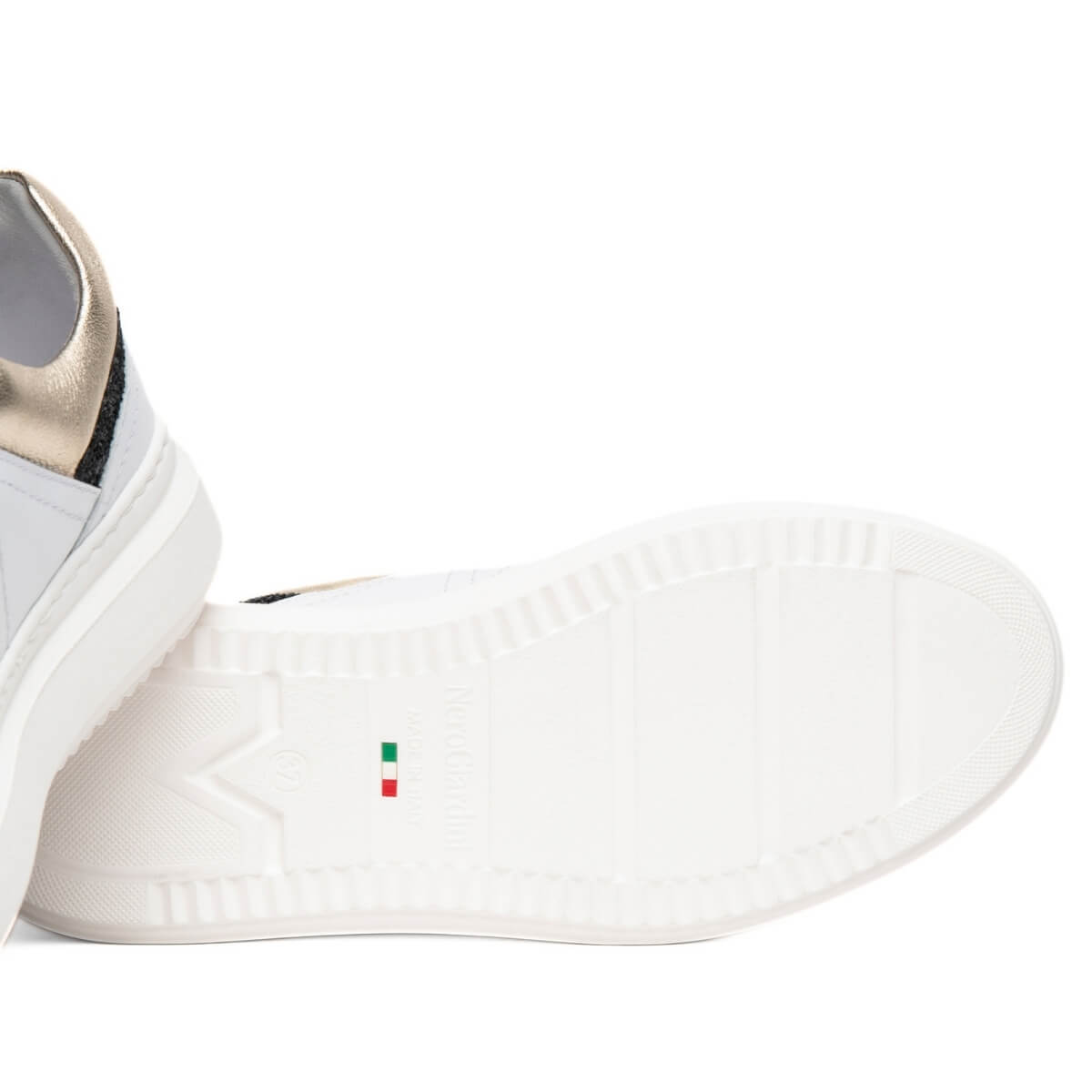 NERO GIARDINI SNEAKERS PELLE I617431D 707 BIANCHE