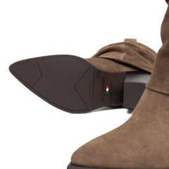 NERO GIARDINI TEXANO CAMOSCIO I617147D 427 TORTORA