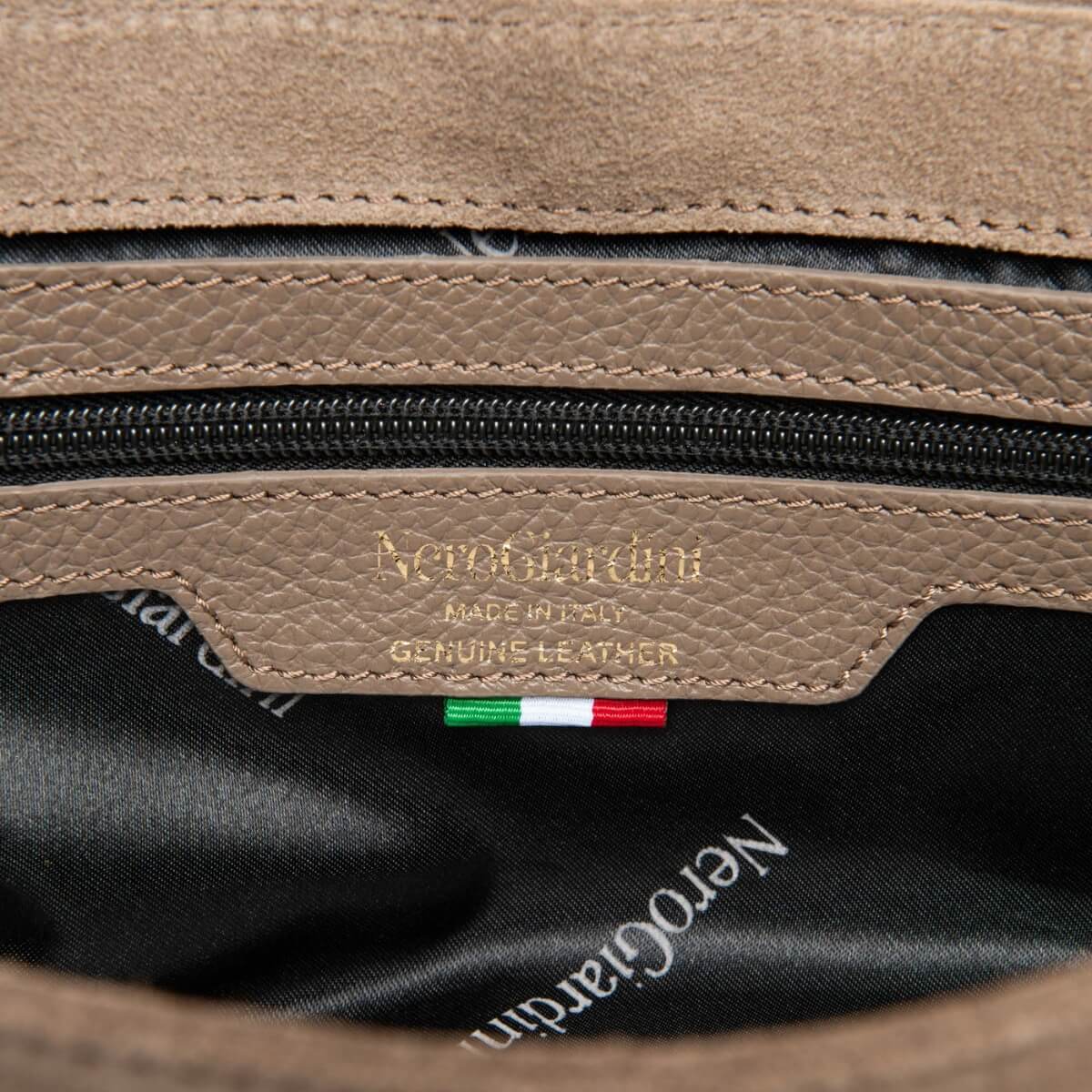 NERO GIARDINI TRACOLLA CAMOSCIO I644332D 405 TAUPE