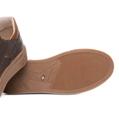 NERO GIARDINI SNEAKERS I601350U 300 ZIP MARRONE