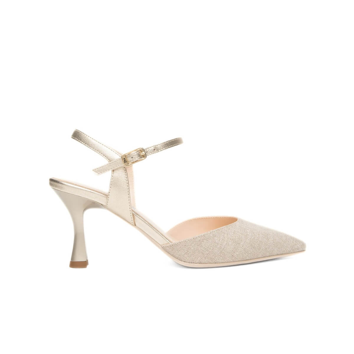 NERO GIARDINI SLINGBACK E615440DE 412 PLATINO