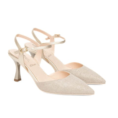 NERO GIARDINI SLINGBACK E615440DE 412 PLATINO