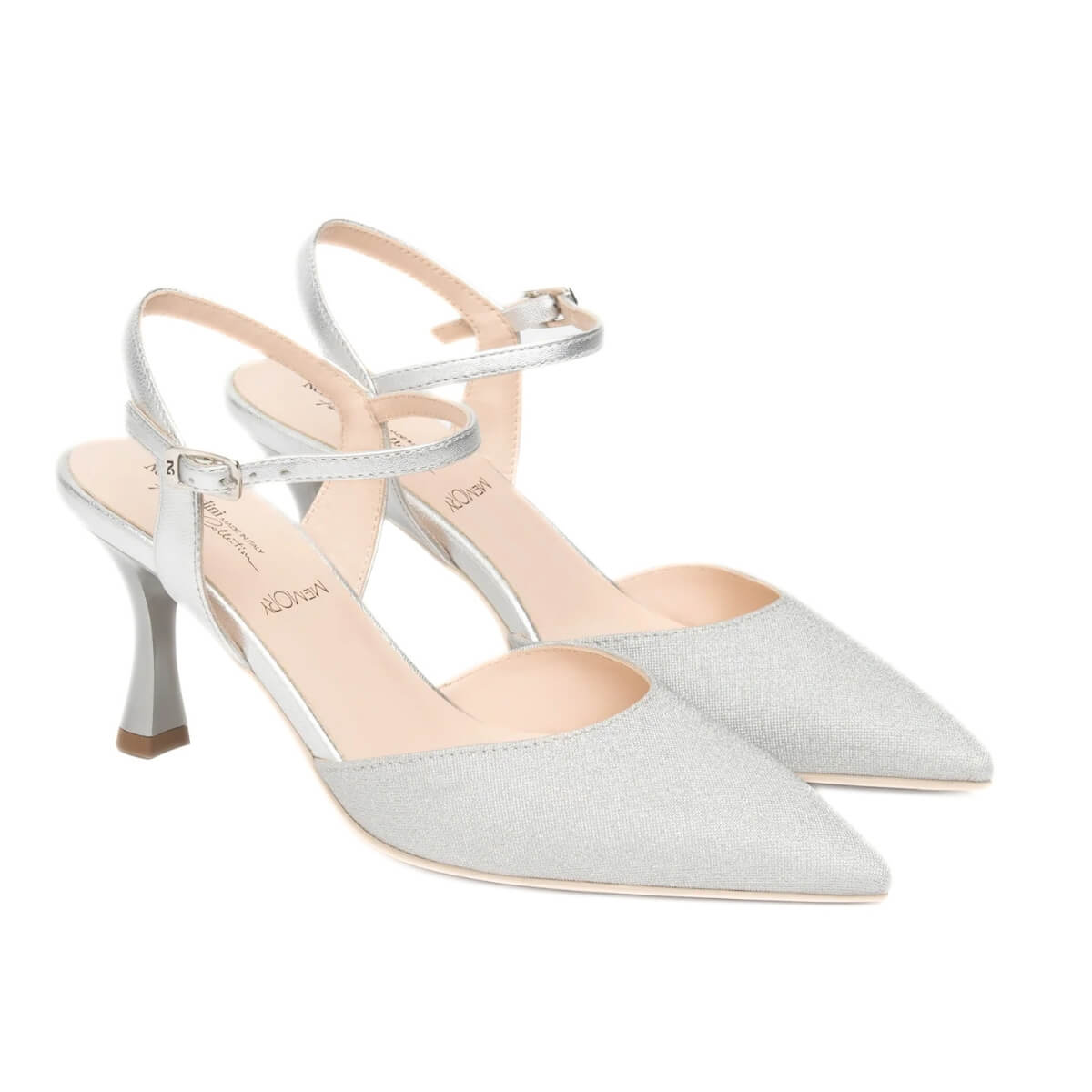 NERO GIARDINI SLINGBACK E615440DE 700 ARGENTO