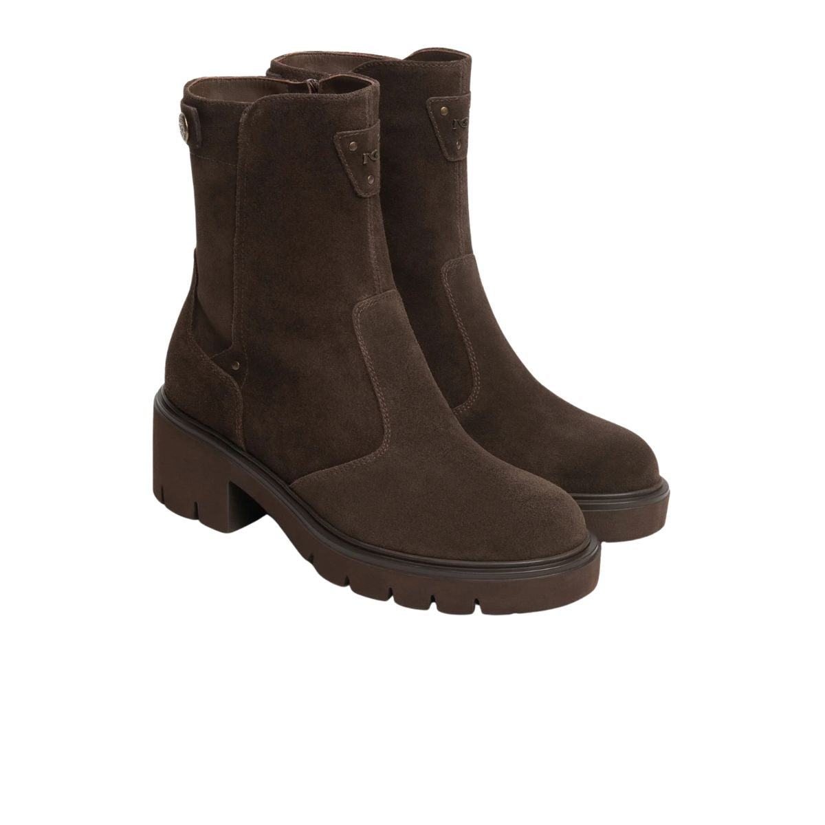 NERO GIARDINI STIVALETTO I618054D 300 MARRONE TESTA DI MORO