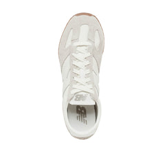 Sneakers New Balance 471 beige e bianco con tomaia in suede e mesh