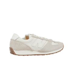 Sneakers New Balance 471 beige e bianco con tomaia in suede e mesh