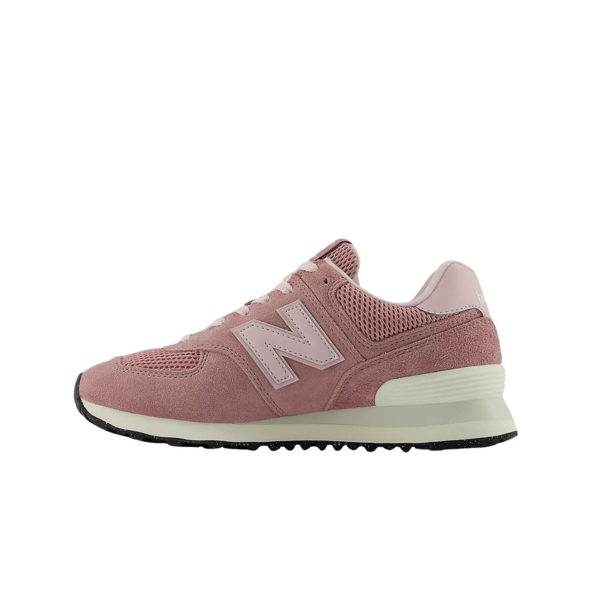 Sneakers New Balance 574 rosa in suede e mesh