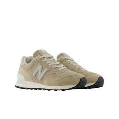 Sneakers New Balance 574 beige in suede e mesh