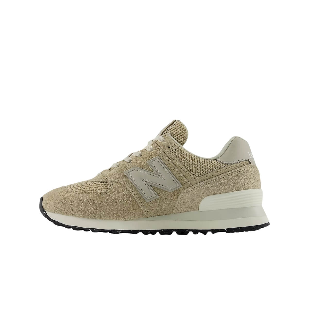 Sneakers New Balance 574 beige in suede e mesh