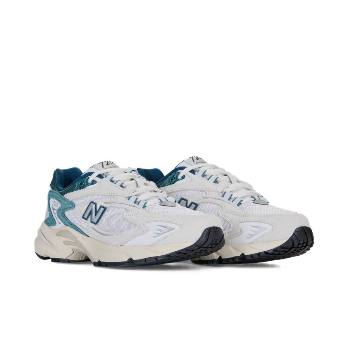 New Balance 725 ML725CM verdi vista laterale.