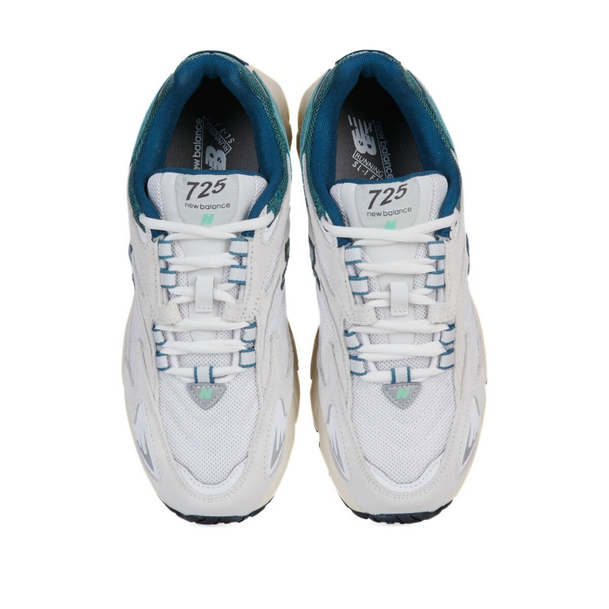New Balance 725 ML725CM verdi vista laterale.