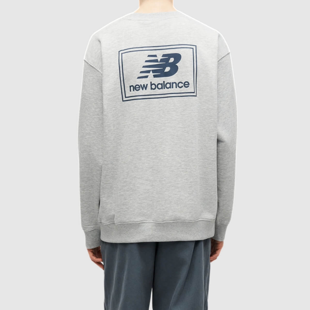 NEW BALANCE FELPA MT6175T5AG GRIGIO