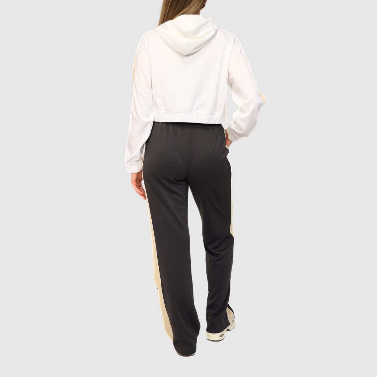 NEW BALANCE PANTALONE TUTA WB61Q2R4ABR GRIGIO BEIGE