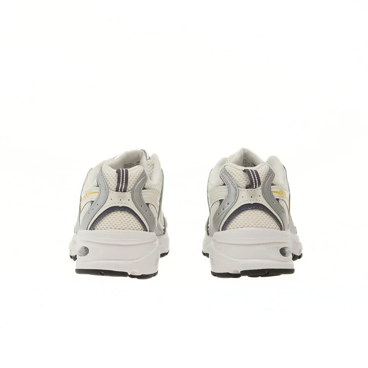 Sneakers New Balance 530 argento e giallo in mesh