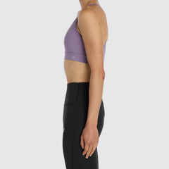 NEW BALANCE TOP SPORTIVO BRA WB51039AA5 VIOLA