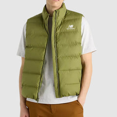NEW BALANCE PIUMINO GILET MJ62K00E VERDE