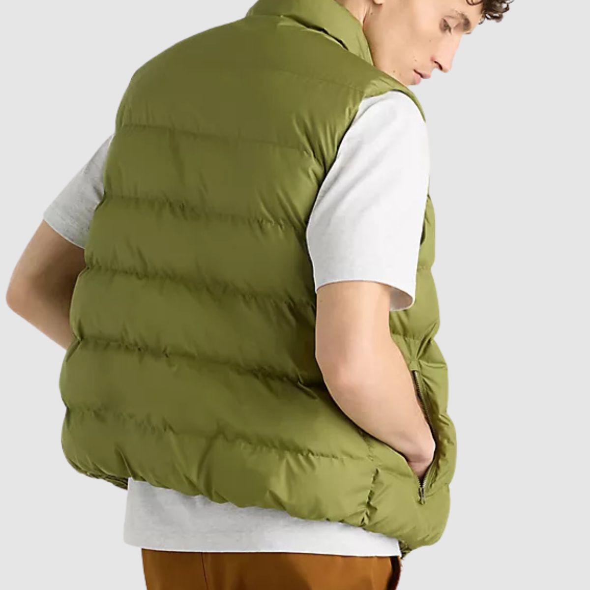 NEW BALANCE PIUMINO GILET MJ62K00E VERDE