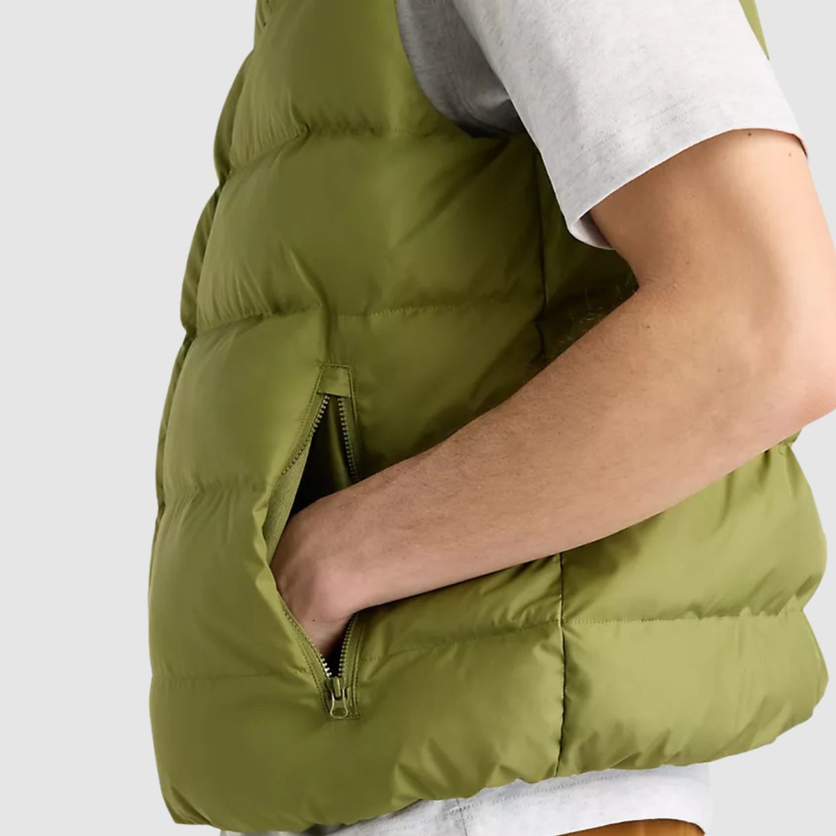 NEW BALANCE PIUMINO GILET MJ62K00E VERDE