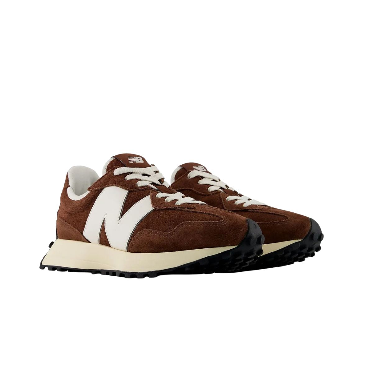NEW BALANCE SNEAKERS W327 14Q CAMOSCIO MARRONE