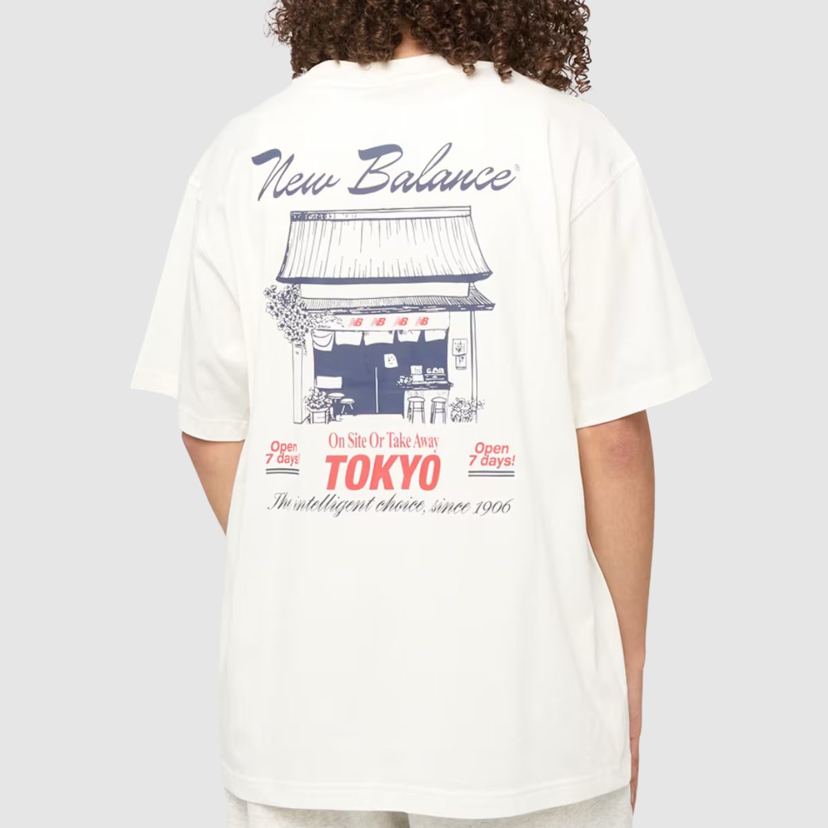 NEW BALANCE T-SHIRT MT62D8CE BIANCO