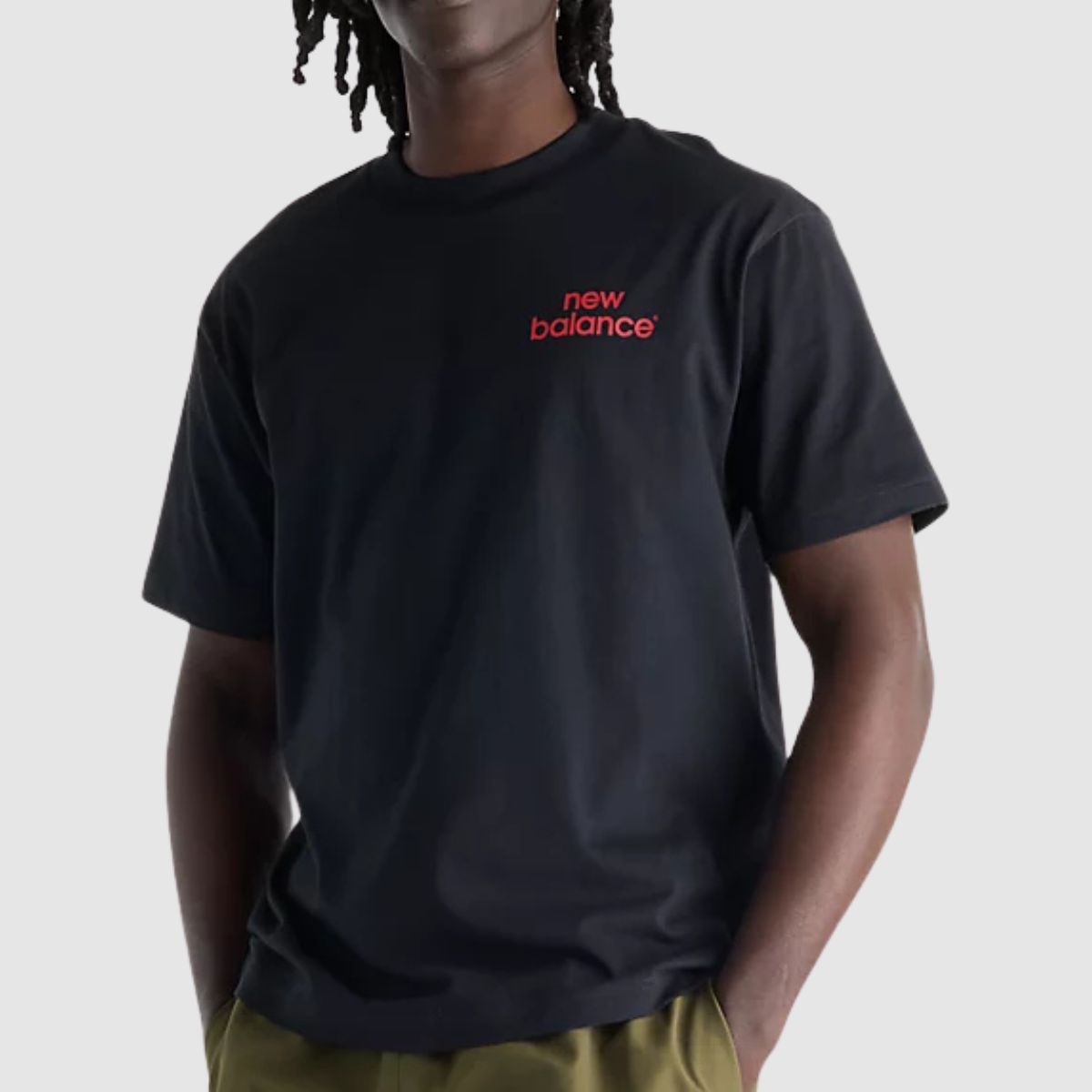 NEW BALANCE T-SHIRT MT62G7MG NERO
