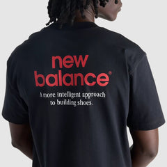 NEW BALANCE T-SHIRT MT62G7MG NERO