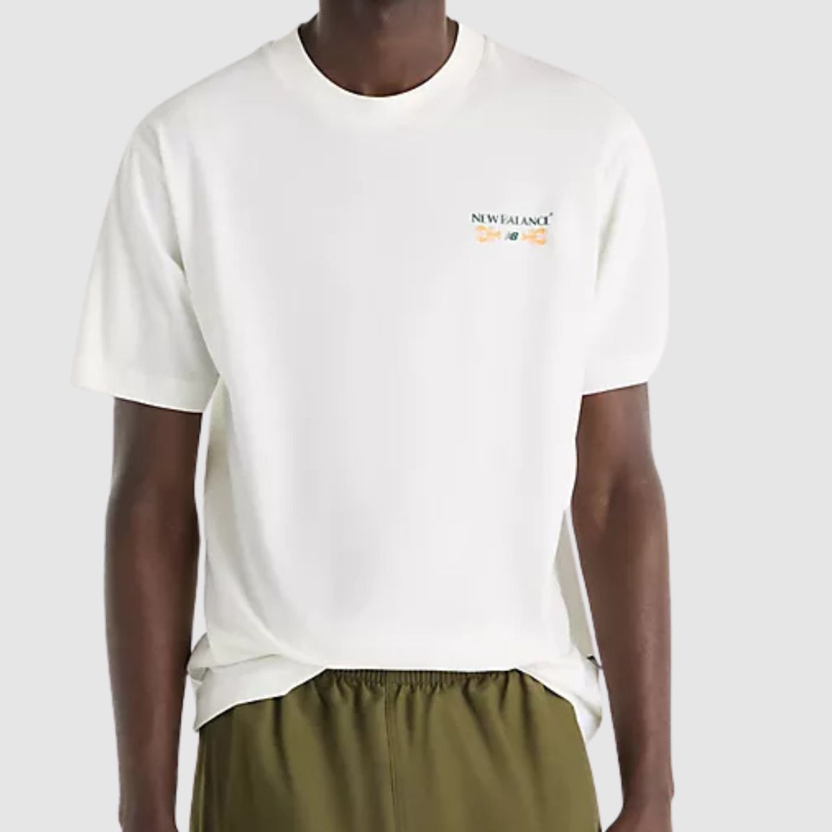 NEW BALANCE T-SHIRT MT62S7YP BIANCO