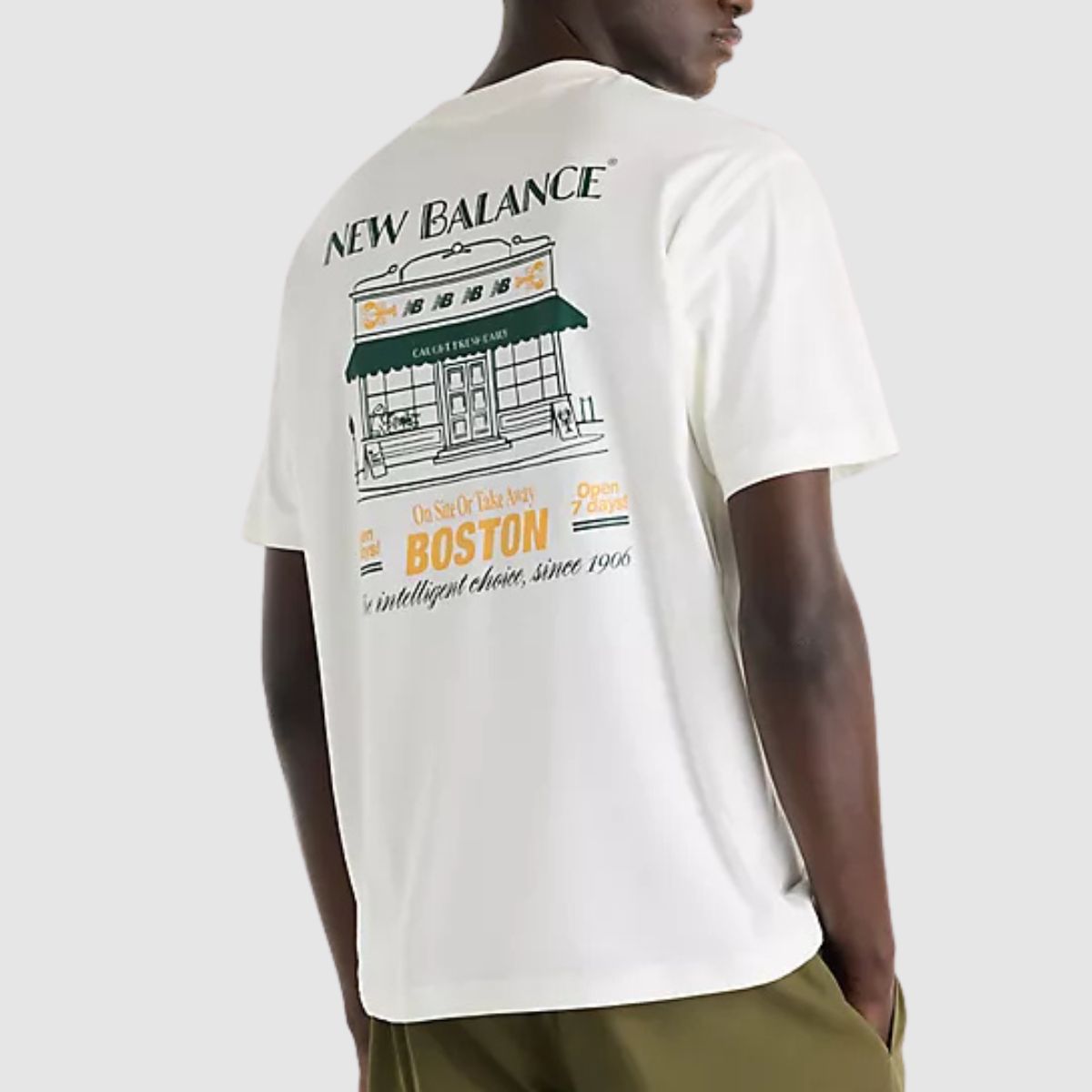 NEW BALANCE T-SHIRT MT62S7YP BIANCO