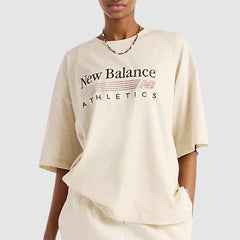 NEW BALANCE T-SHIRT WT6297MK BEIGE