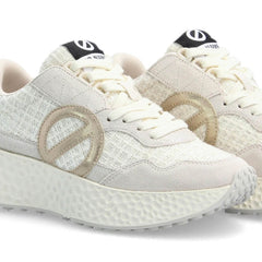 NO NAME SNEAKERS CARTER JOGGER DOVE BIANCO ARGENTO