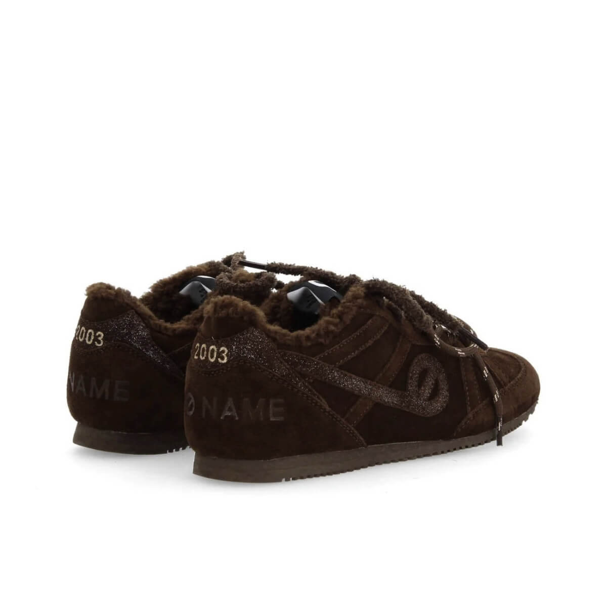 NO NAME SNEAKERS EVO RUN PELO MARRONE