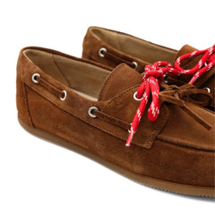 Mocassino da barca Officina 5120 in camoscio cuoio.