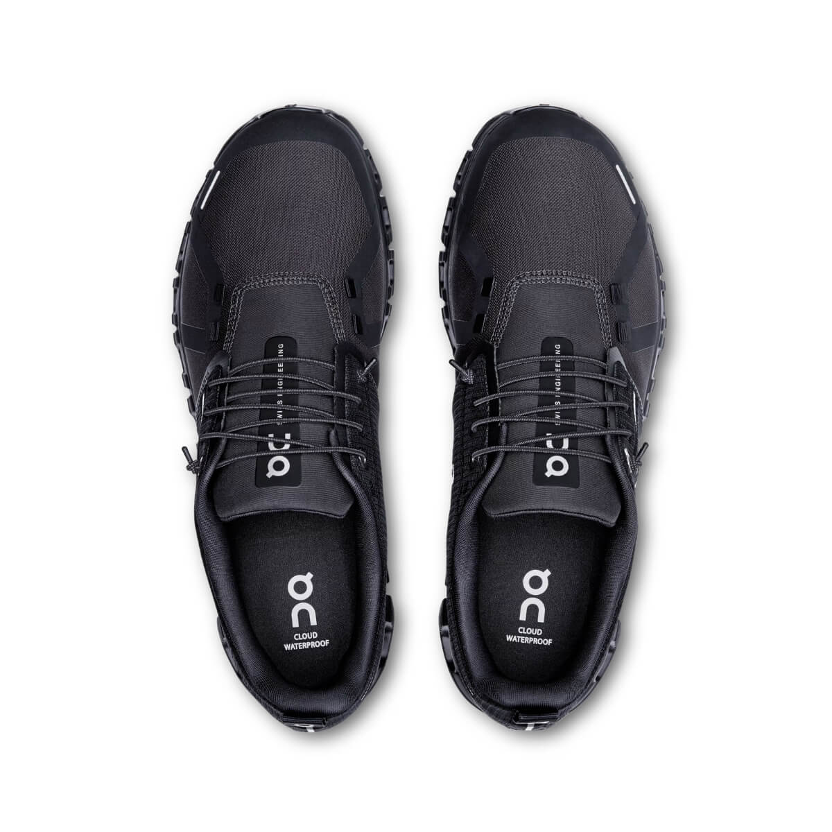 ON SNEAKERS CLOUD 6 WATERPROOF NERO