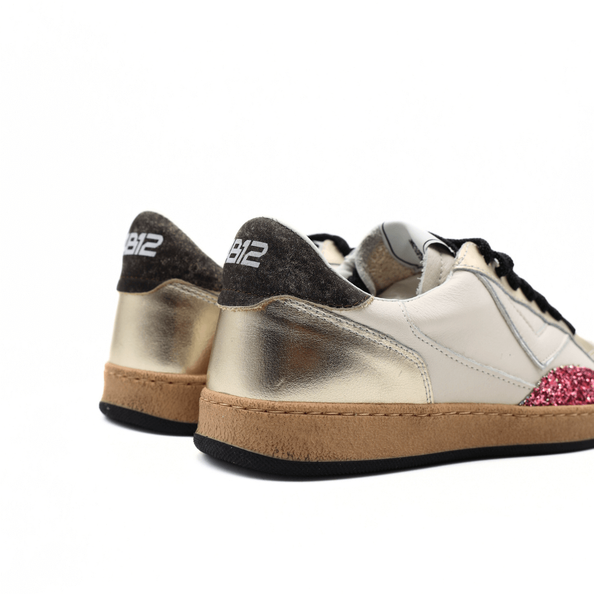 4B12 SNAKERS PLAY NEW D225 BIANCO GLITTER