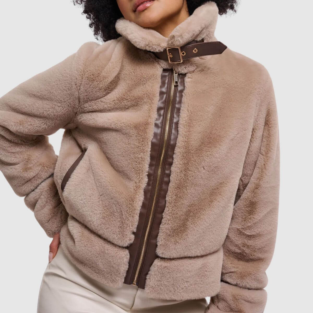 RINO&PELLE PELLICCIA LAMBRA BEIGE