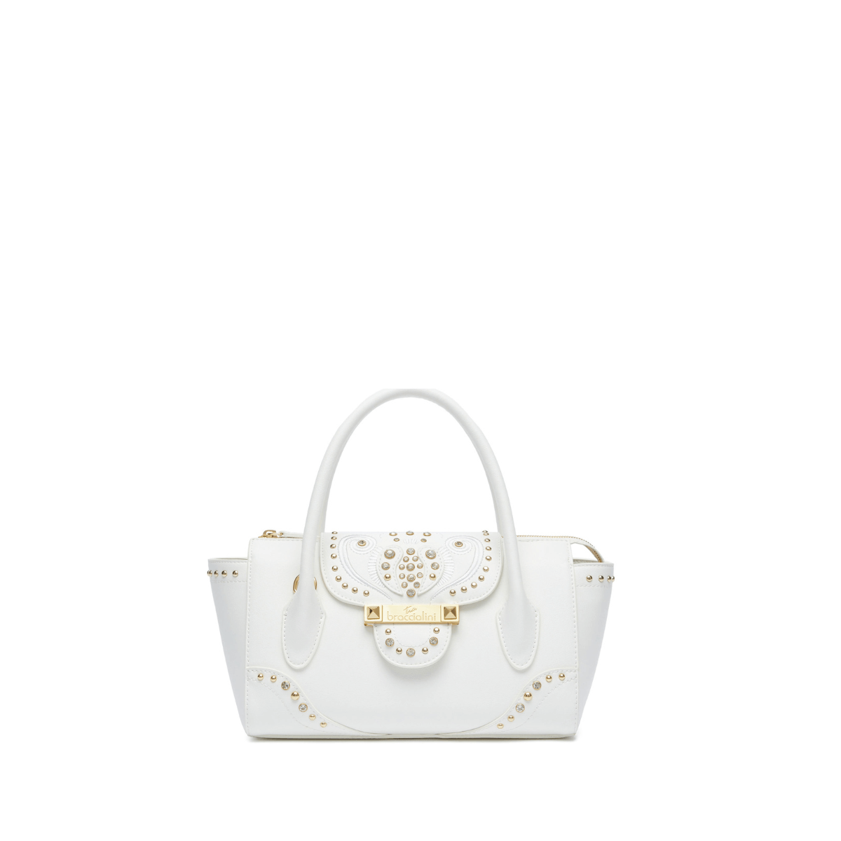 BRACCIALINI BORSA ROCK B18175 BIANCO