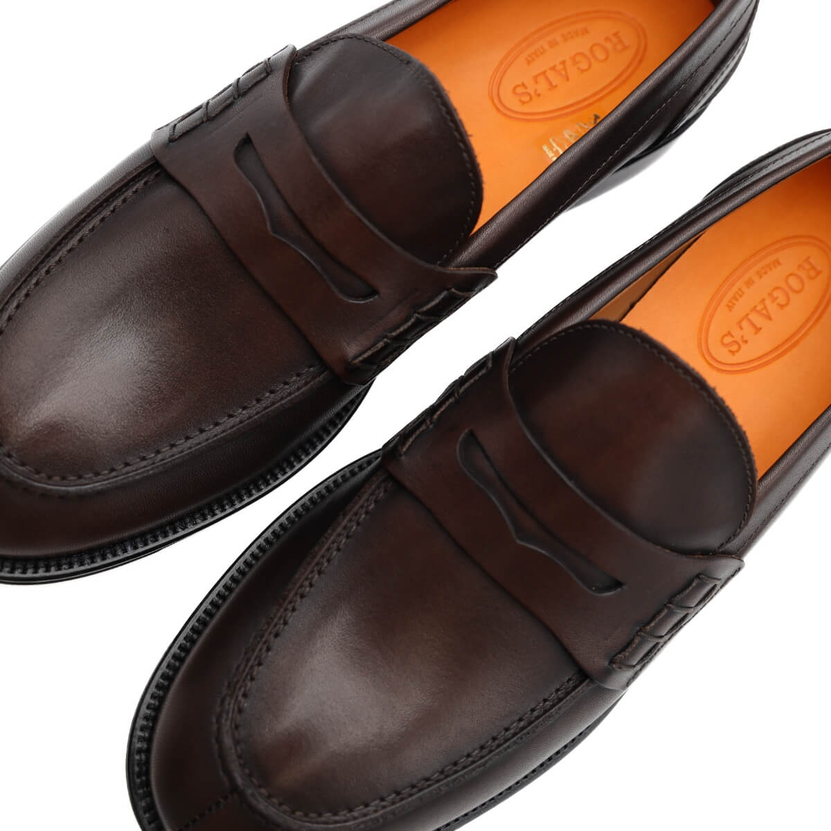 ROGAL'S MOCASSINO PELLE ORLEANS 2 MOKA
