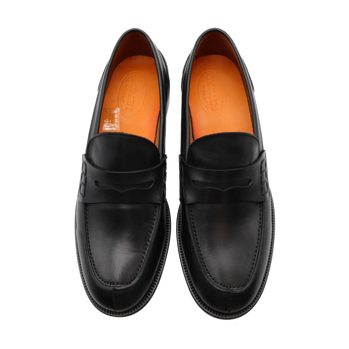 ROGAL'S MOCASSINO PELLE ORLEANS 2 NERO
