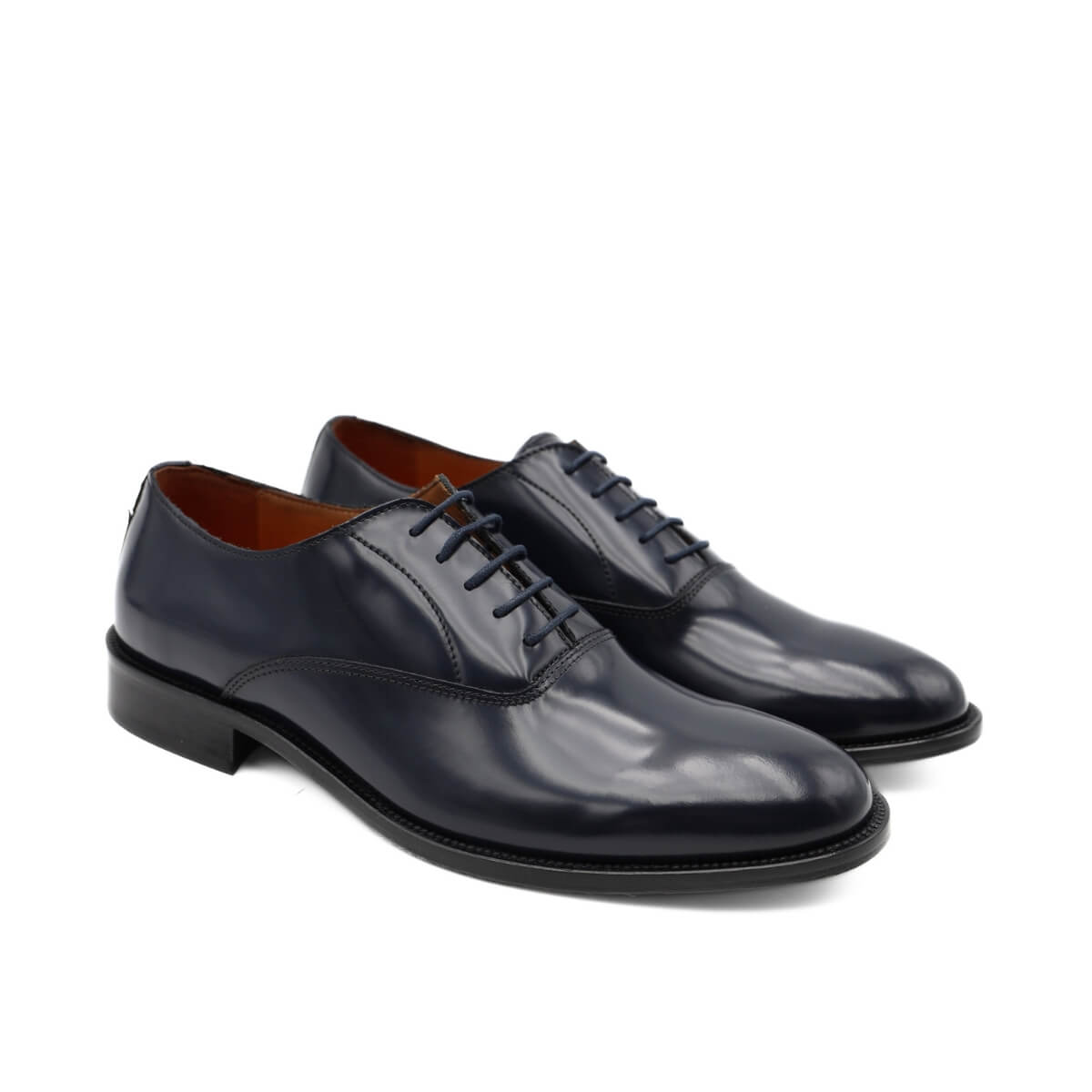 ROGAL'S STRINGATA FRANCESINA OXFORD 20 BLU ABRASIVATO