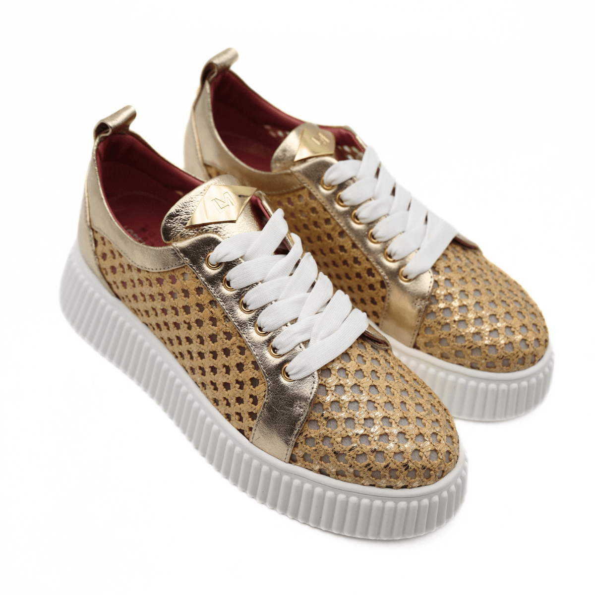 LORENZO MARI SNEAKERS SALLY 22 PLATINO