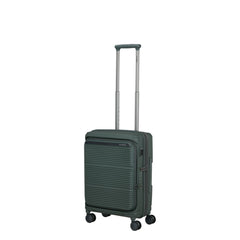 Trolley rigido Samsonite Paralux Stone Gray vista frontale
Dettaglio del guscio rigido riciclato Samsonite Paralux olive