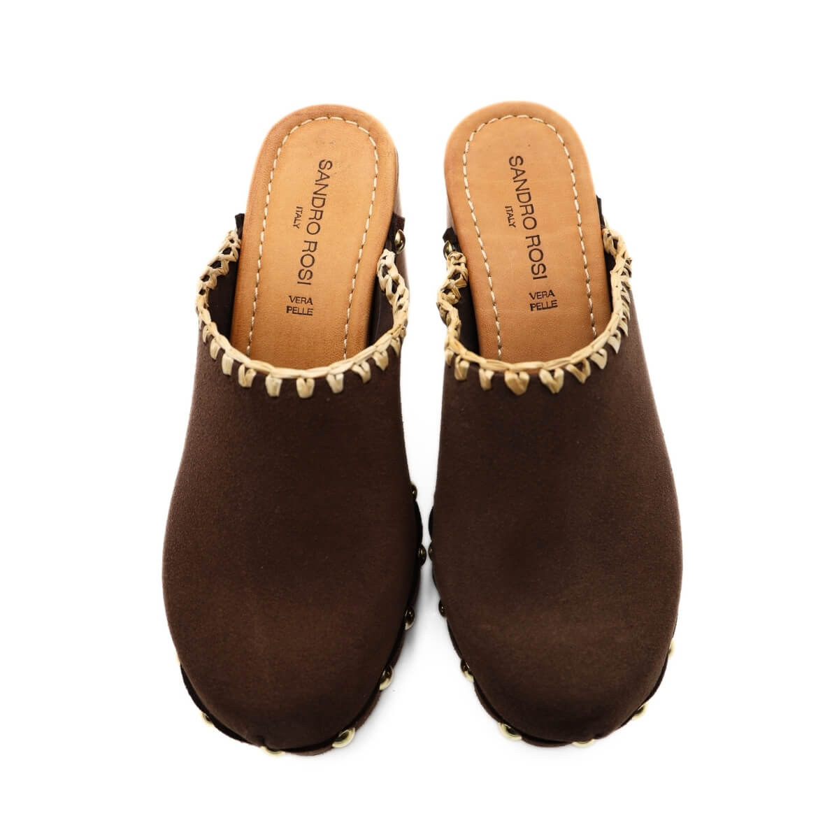SANDRO ROSI SABOT ZOCCOLO 9530 MARRONE