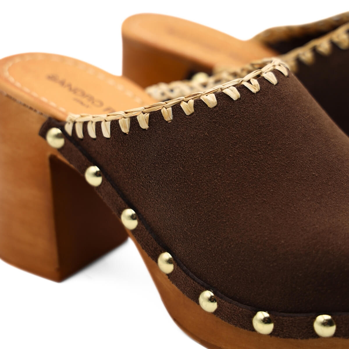 SANDRO ROSI SABOT ZOCCOLO 9530 MARRONE