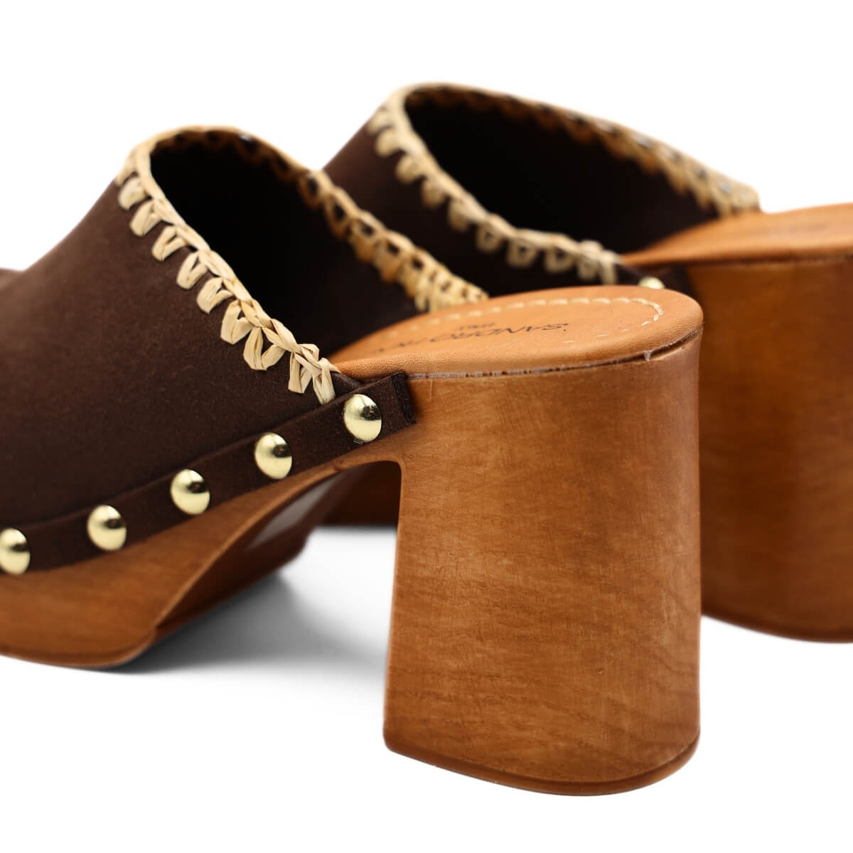 SANDRO ROSI SABOT ZOCCOLO 9530 MARRONE