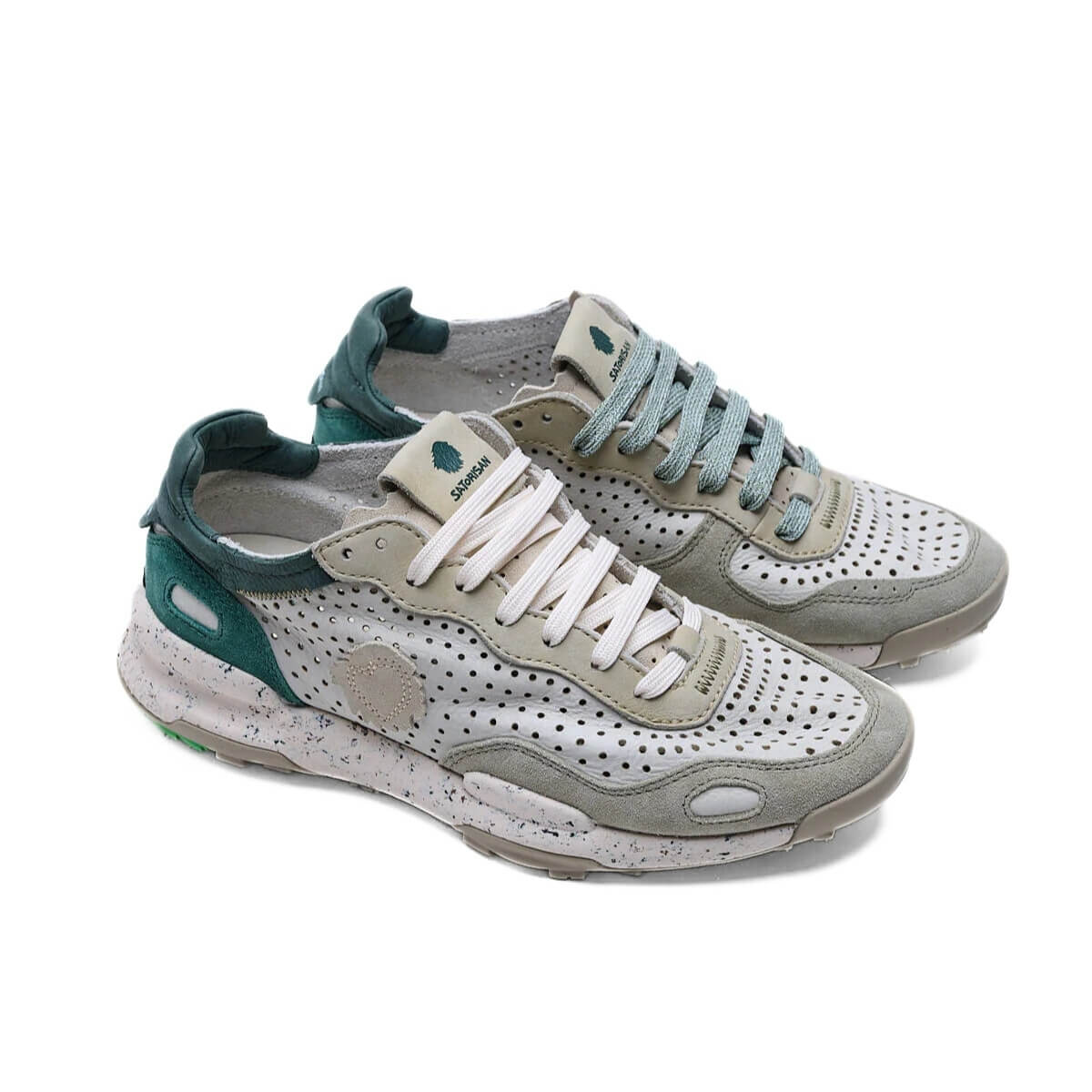 SATORISAN SNEAKERS CHACRONA LASER BIANCO