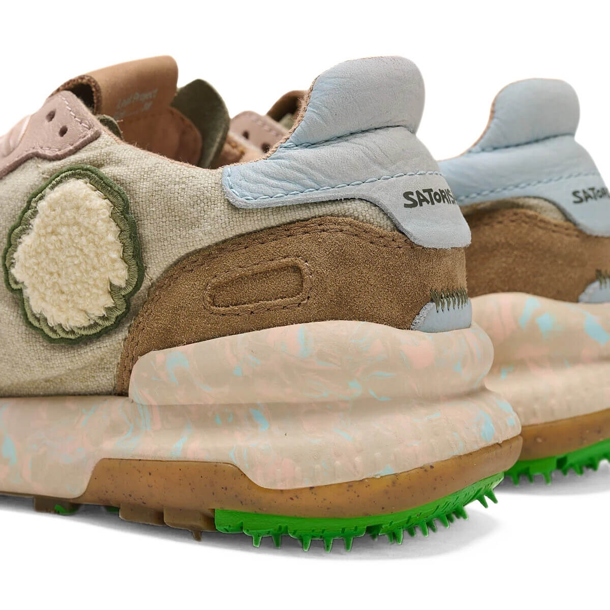 SATORISAN SNEAKERS CHACRONA LINEN URBAN VERDE