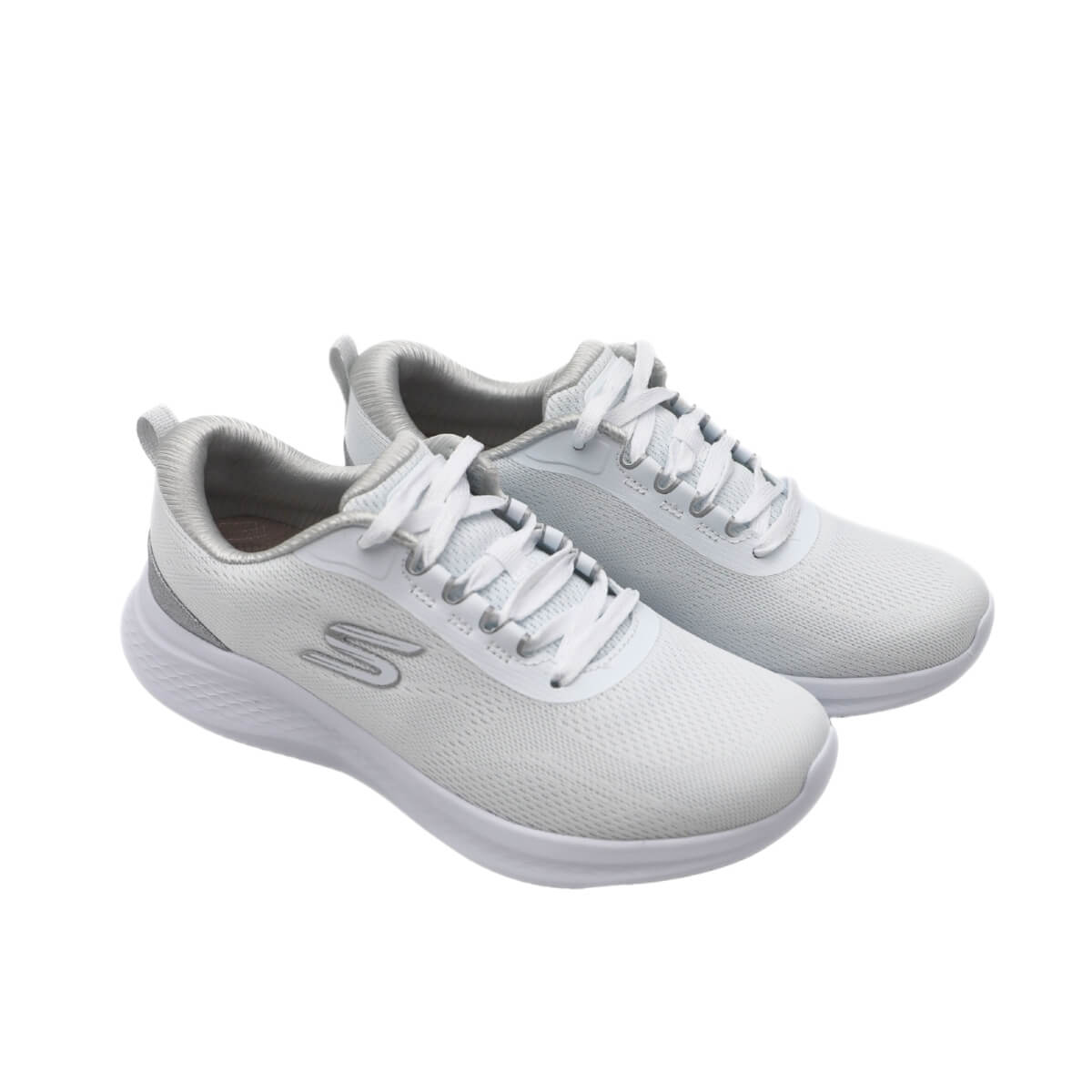 SKECHERS SNEAKERS 150629 WSL GLITTER BIANCO