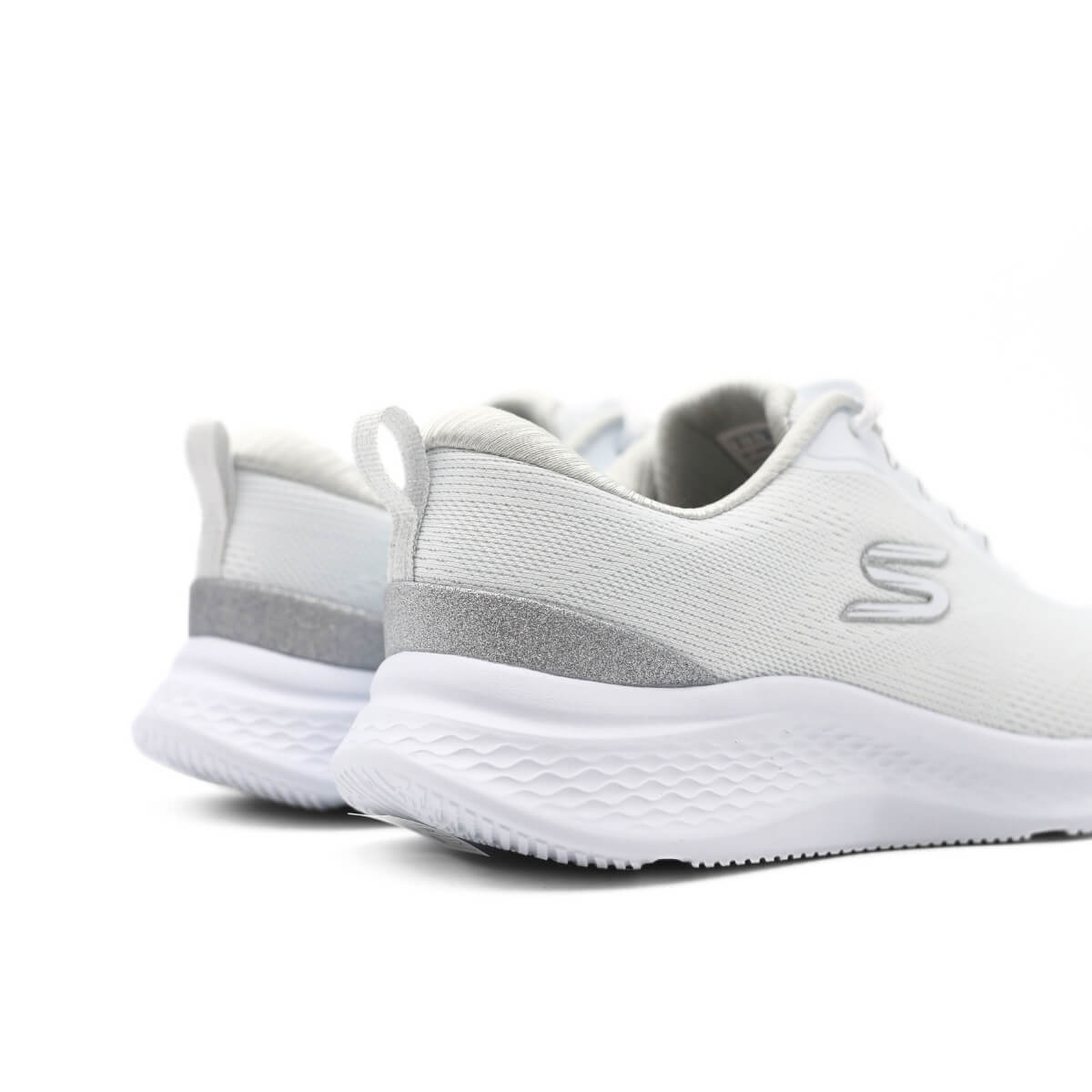 SKECHERS SNEAKERS 150629 WSL GLITTER BIANCO