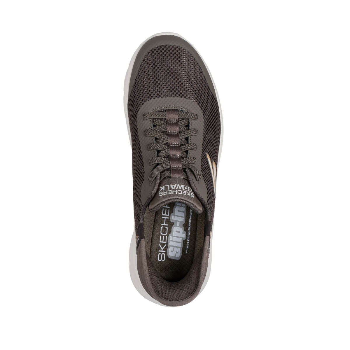 SKECHERS SNEAKERS SLIP INS 216324 MARRONE
